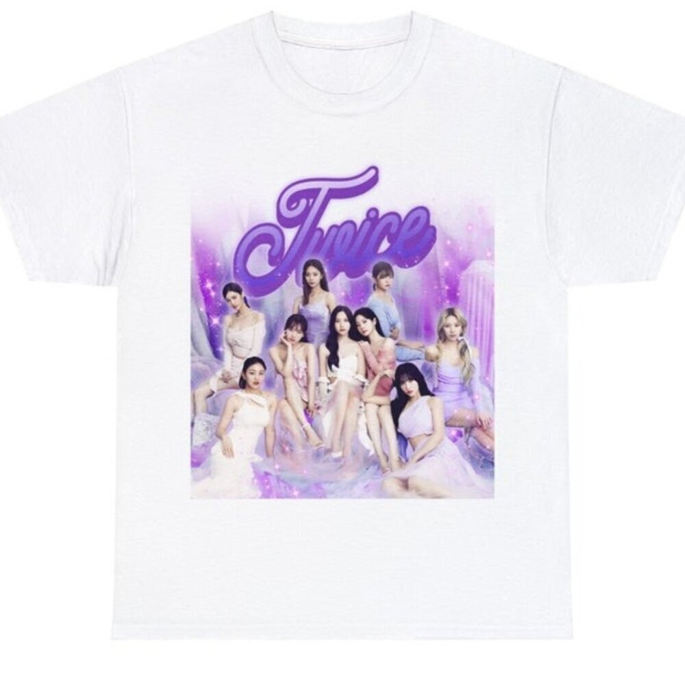 Twice Y2K Shirt Kpop Retro Bootleg Graphic Shirt Twice Kpop